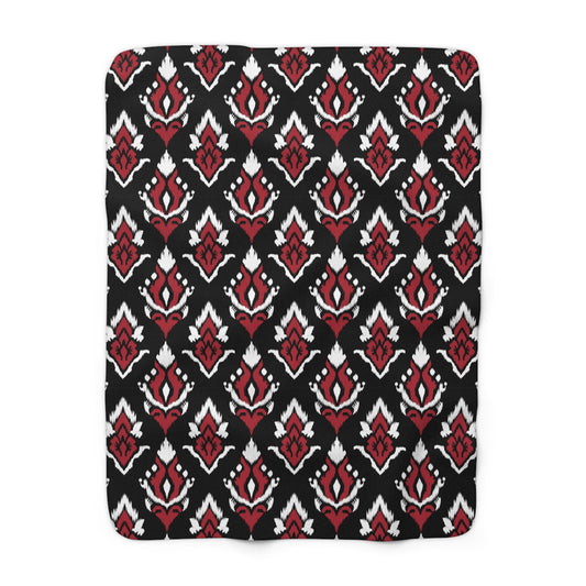 Sherpa Fleece Blanket | Athens, Georgia | Ikat