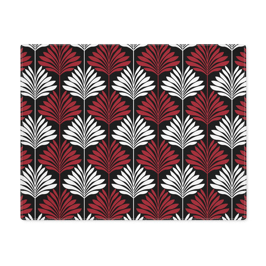 Placemat | Red & Black | Deco