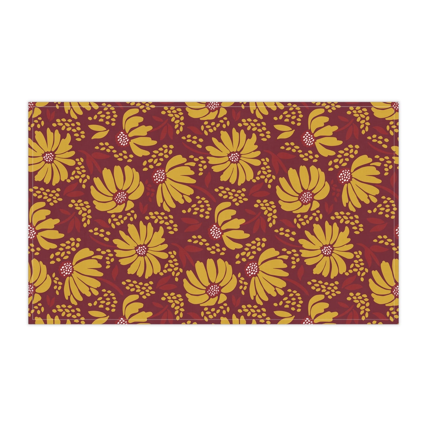 Tea Towels | Red & Yellow | Bellis