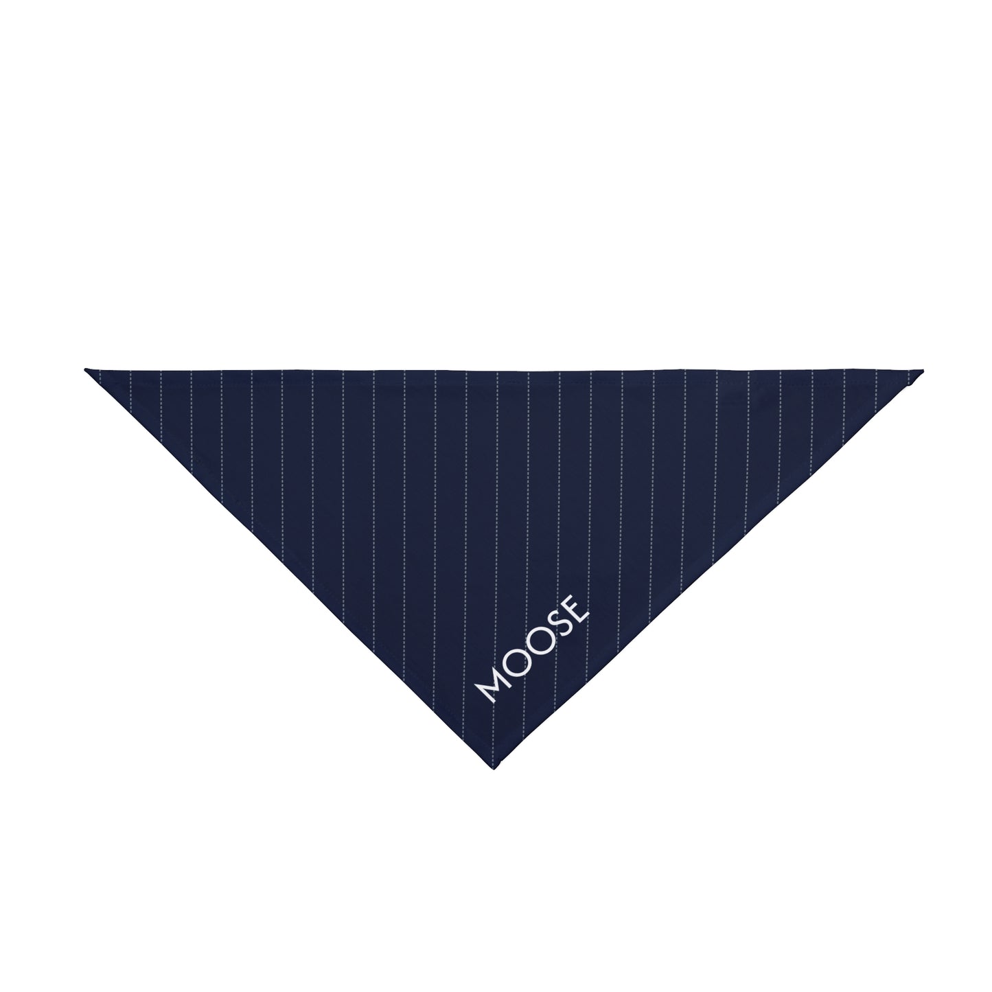 Pet Bandana- Personalized | Navy & White | Pinstripe