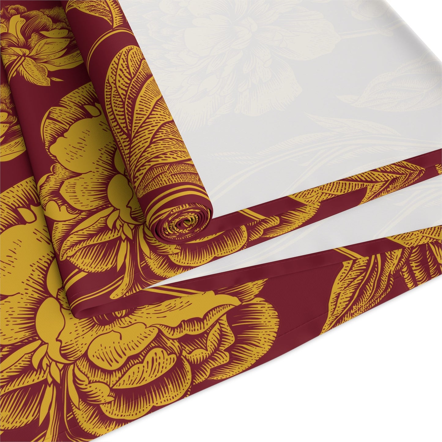 Table Runner | Red & Yellow | Peony