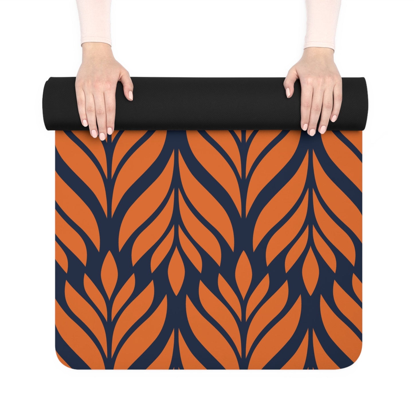 Yoga Mat | Orange & Blue | Palm