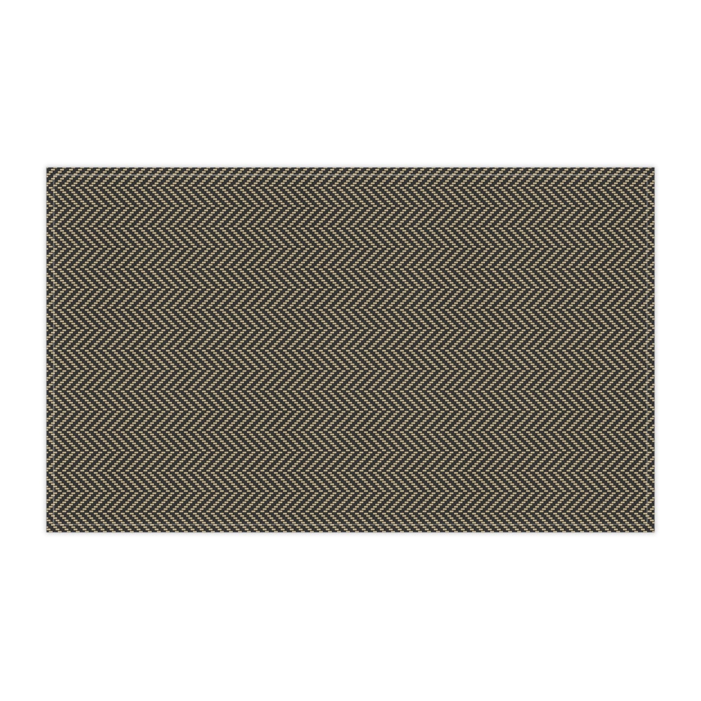 Tea Towels | Black & Gold | Herringbone