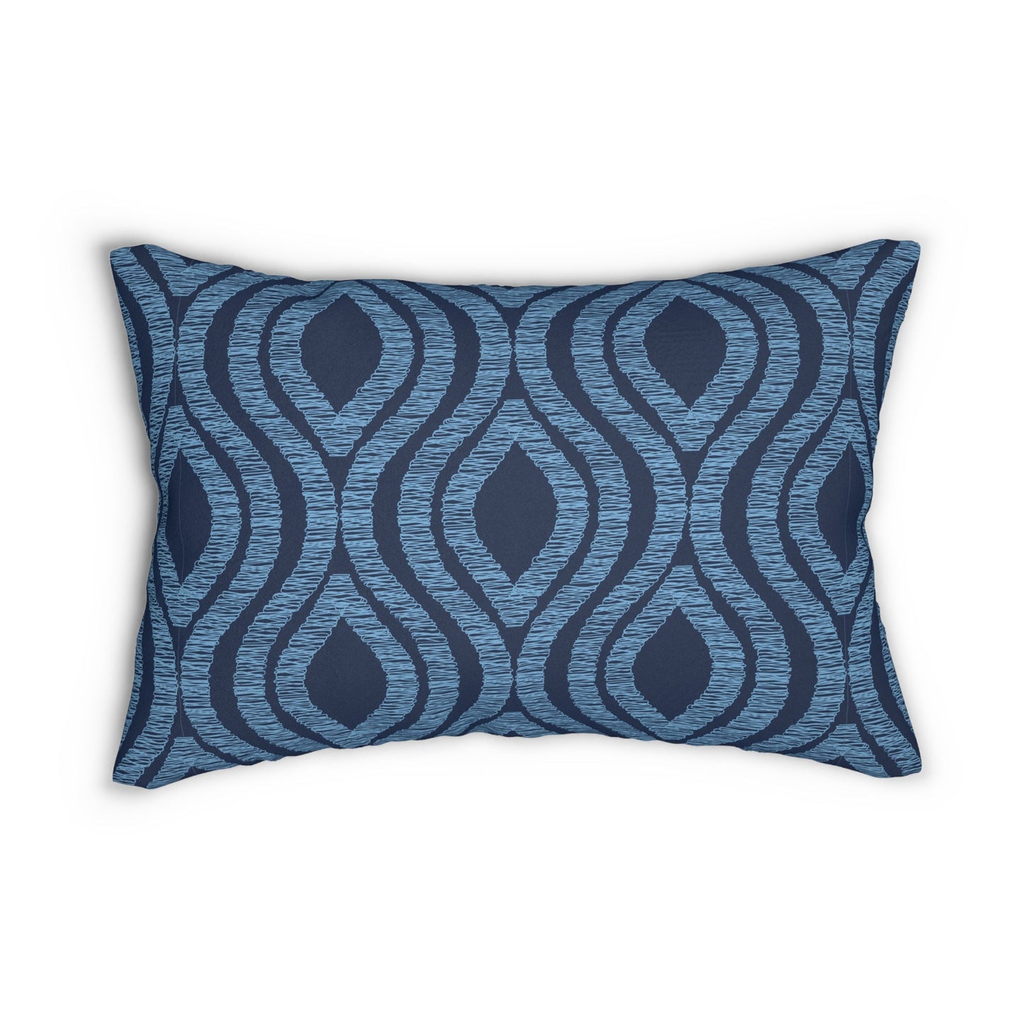 Pillow | Light Blue & White | Ogee