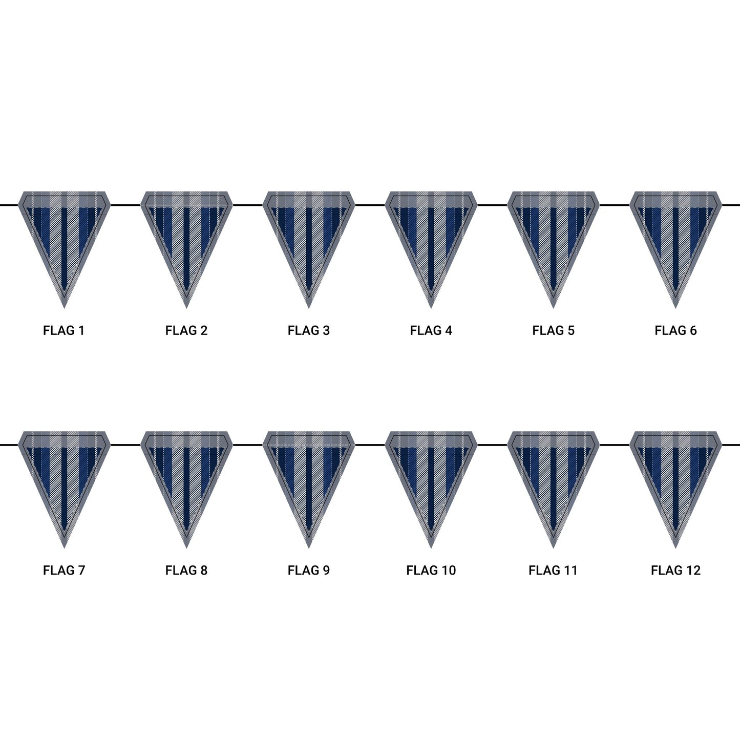 Flag Garland | State College, Pennsylvania | Stripe