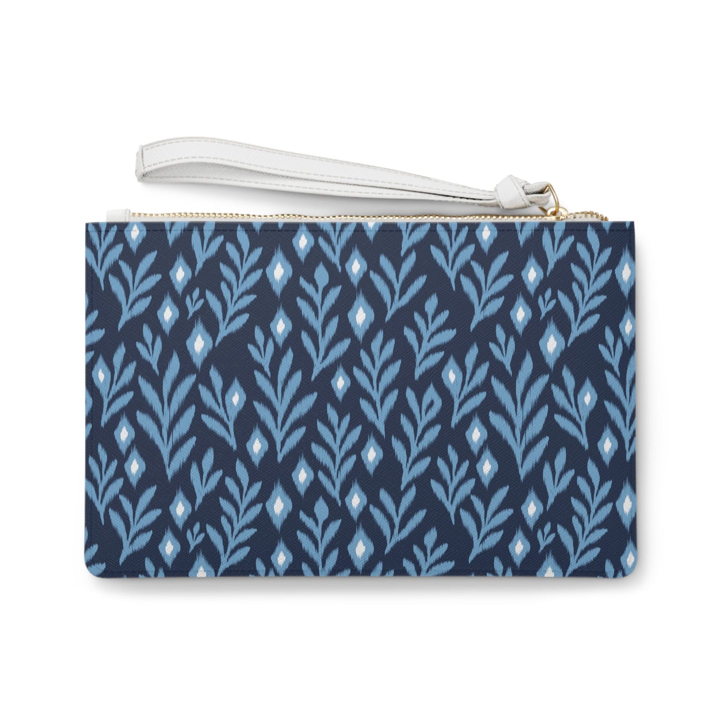 Clutch Bag | Light Blue & White | Laurel