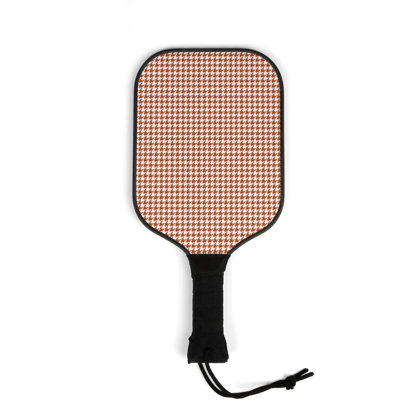Pickleball Paddle Kit | Dark Orange & White | Houndstooth