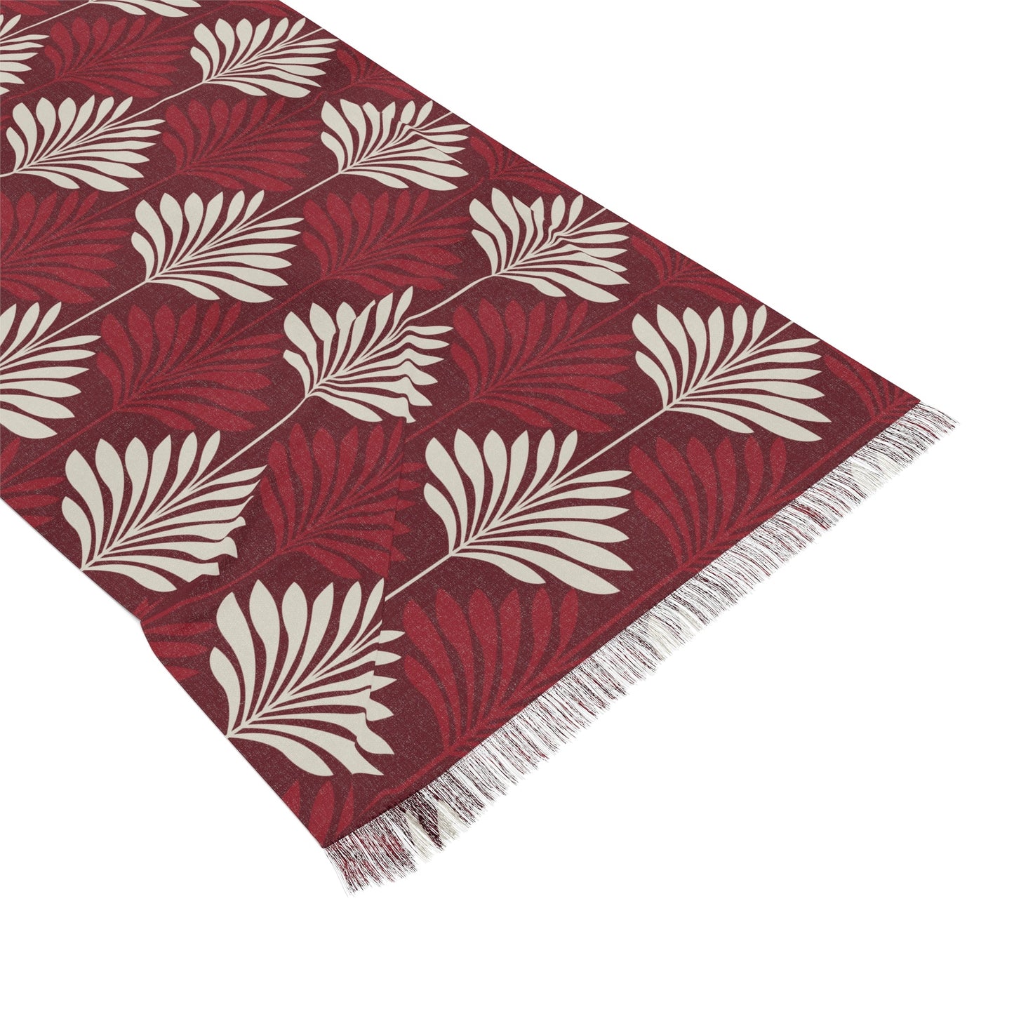 Scarf | Maroon & White | Deco