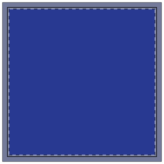 Napkin 4-set | Gainesville, Florida | Dark (Blue)