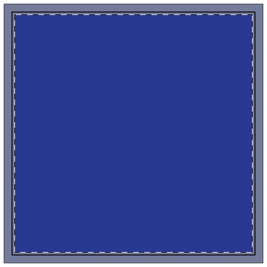 Napkin 4-set | Bright Blue & Orange | Dark (Blue)