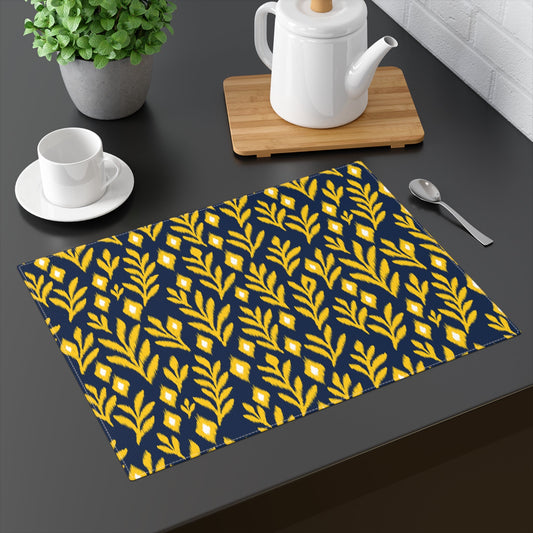 Placemat | Yellow & Blue | Laurel