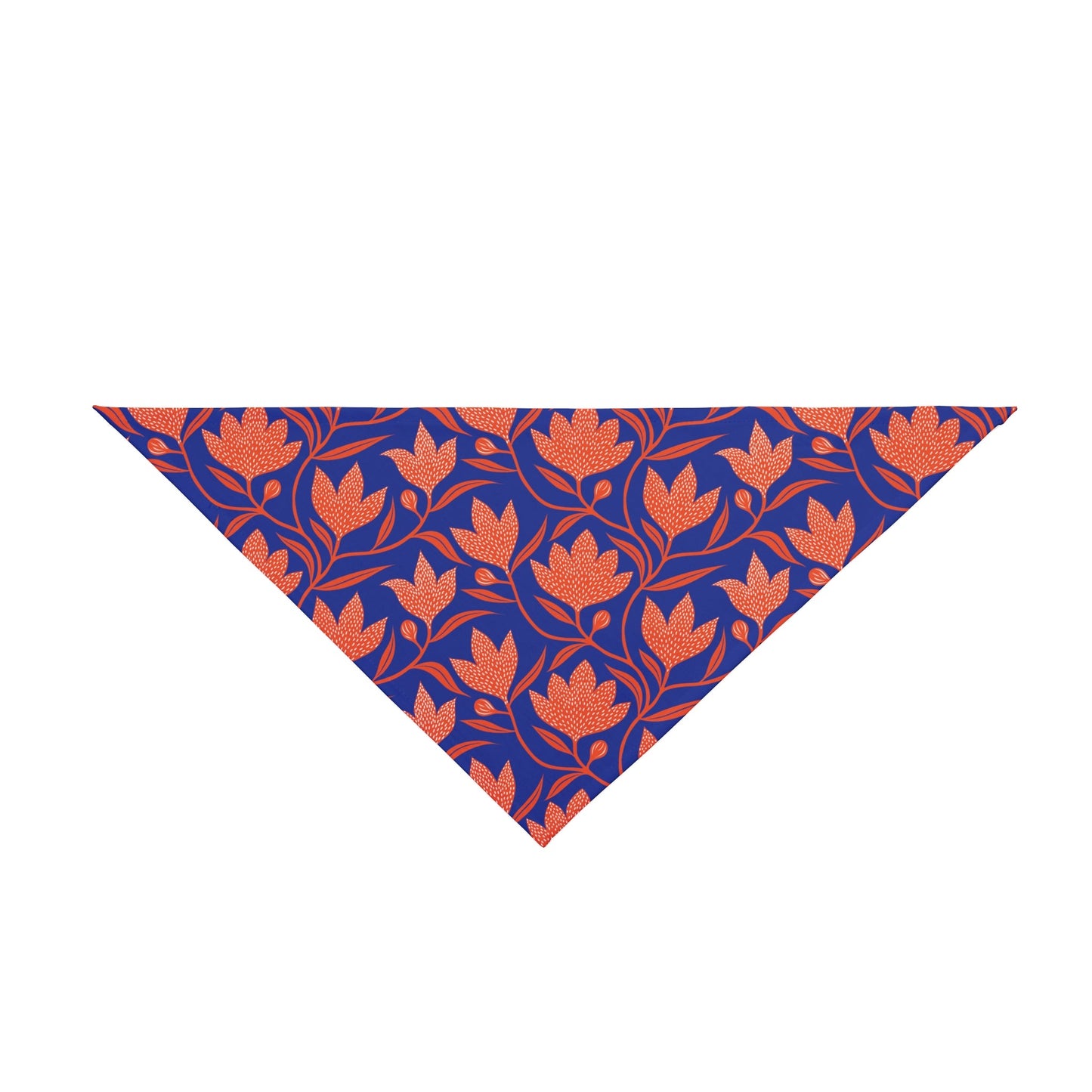 Pet Bandana | Bright Blue & Orange | Magnolia