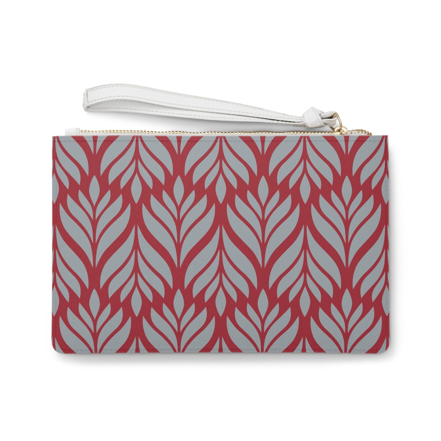 Clutch Bag | Red & Gray | Palm