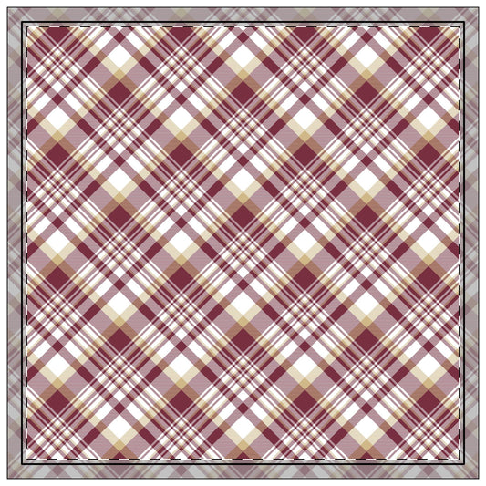 Napkins | Maroon & Gold | Tartan