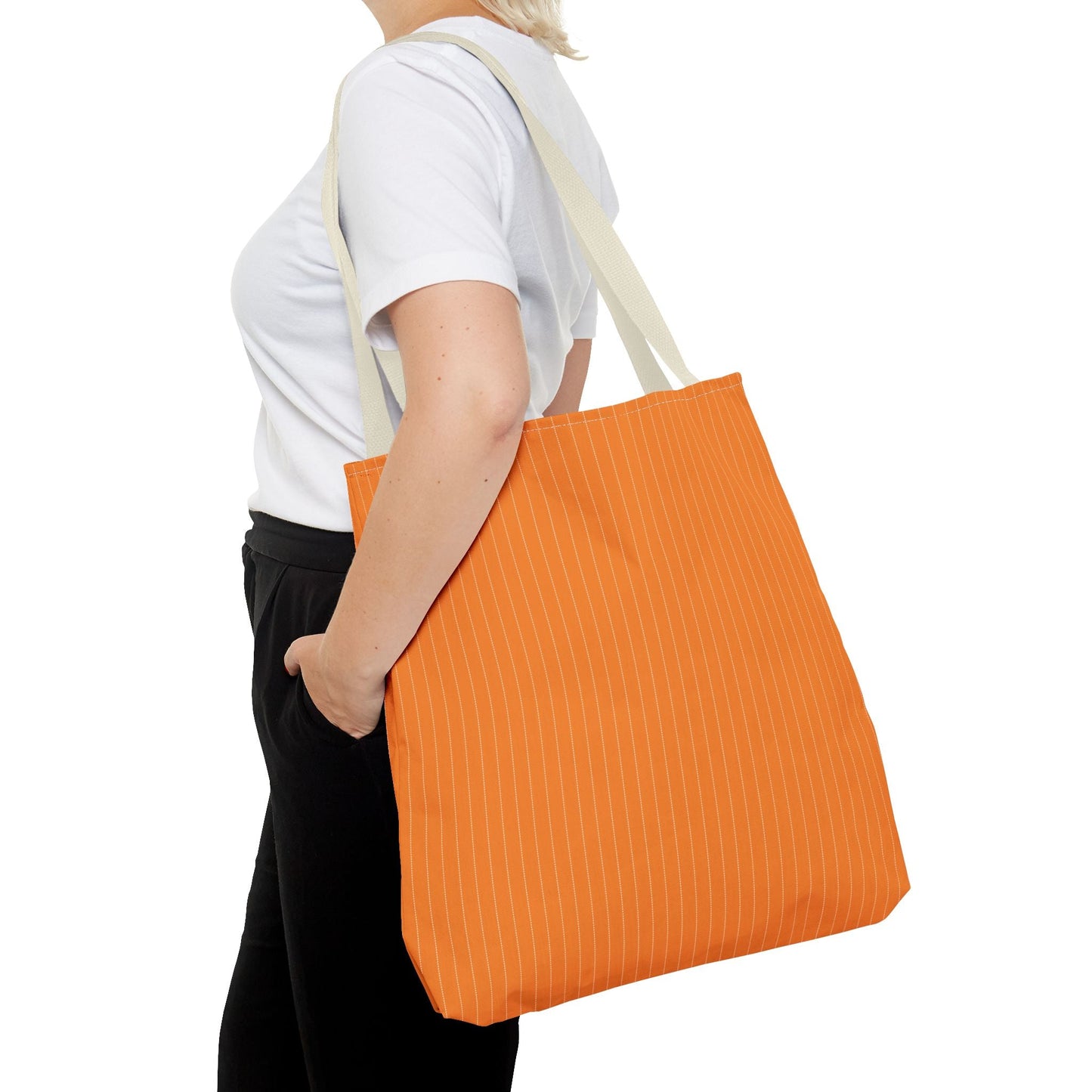 Totes | Orange & White | Pinstripe