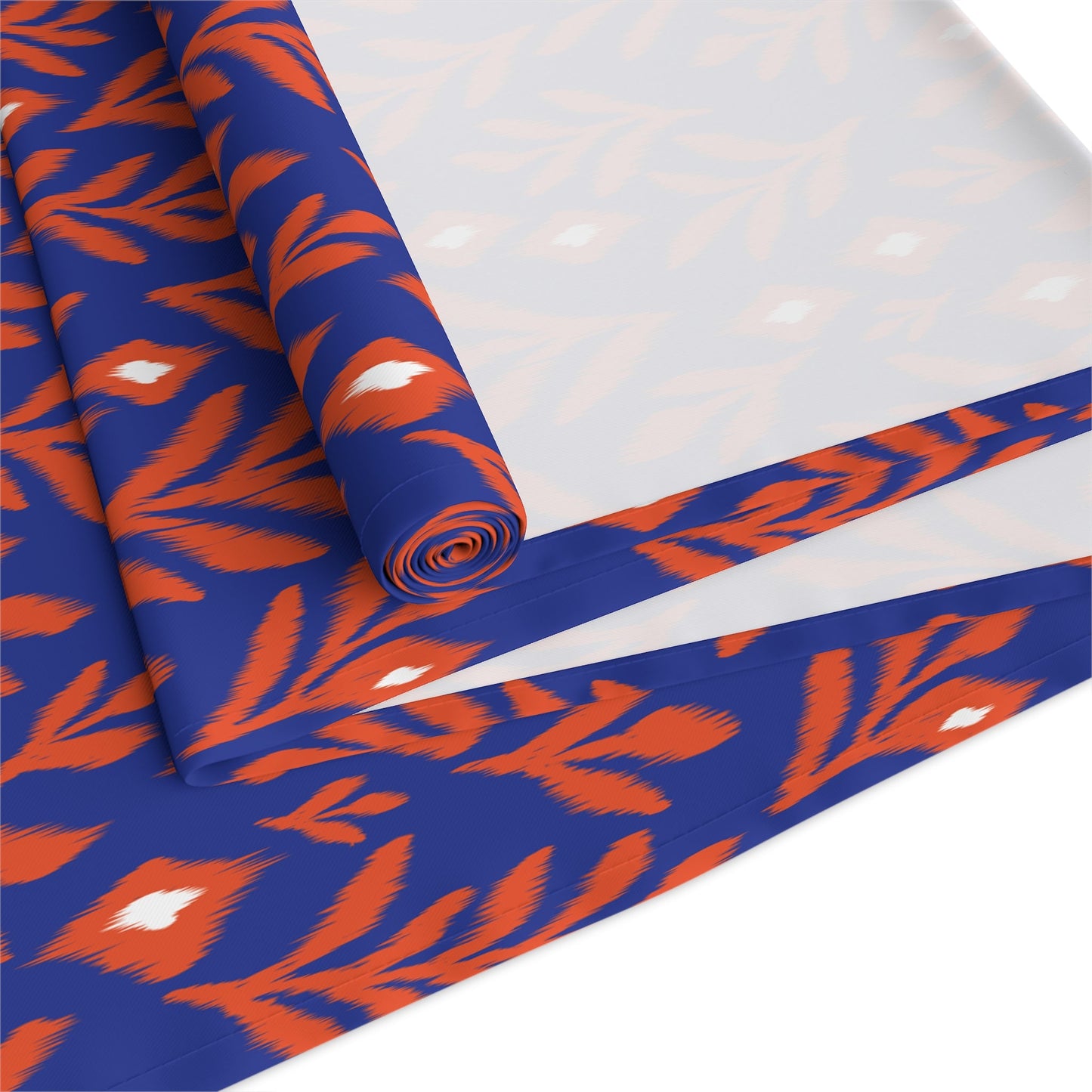 Table Runner | Bright Blue & Orange | Laurel