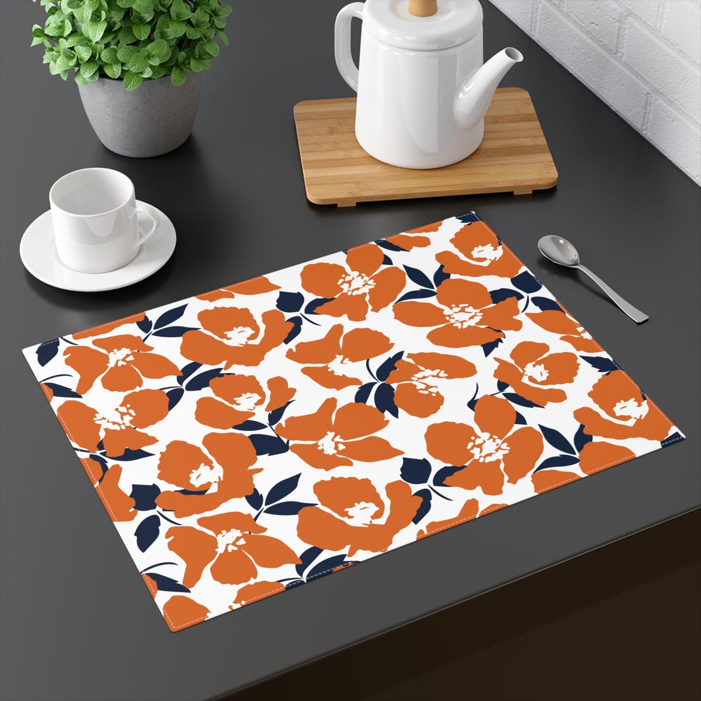 Placemat | Orange & Blue | Poppy