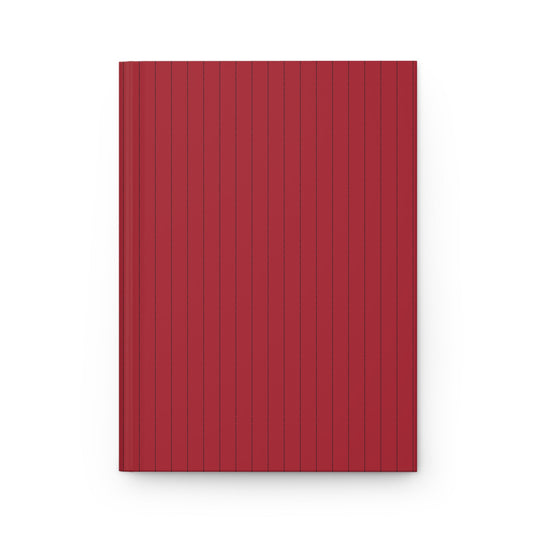 Journal | Red & Black | Pinstripe
