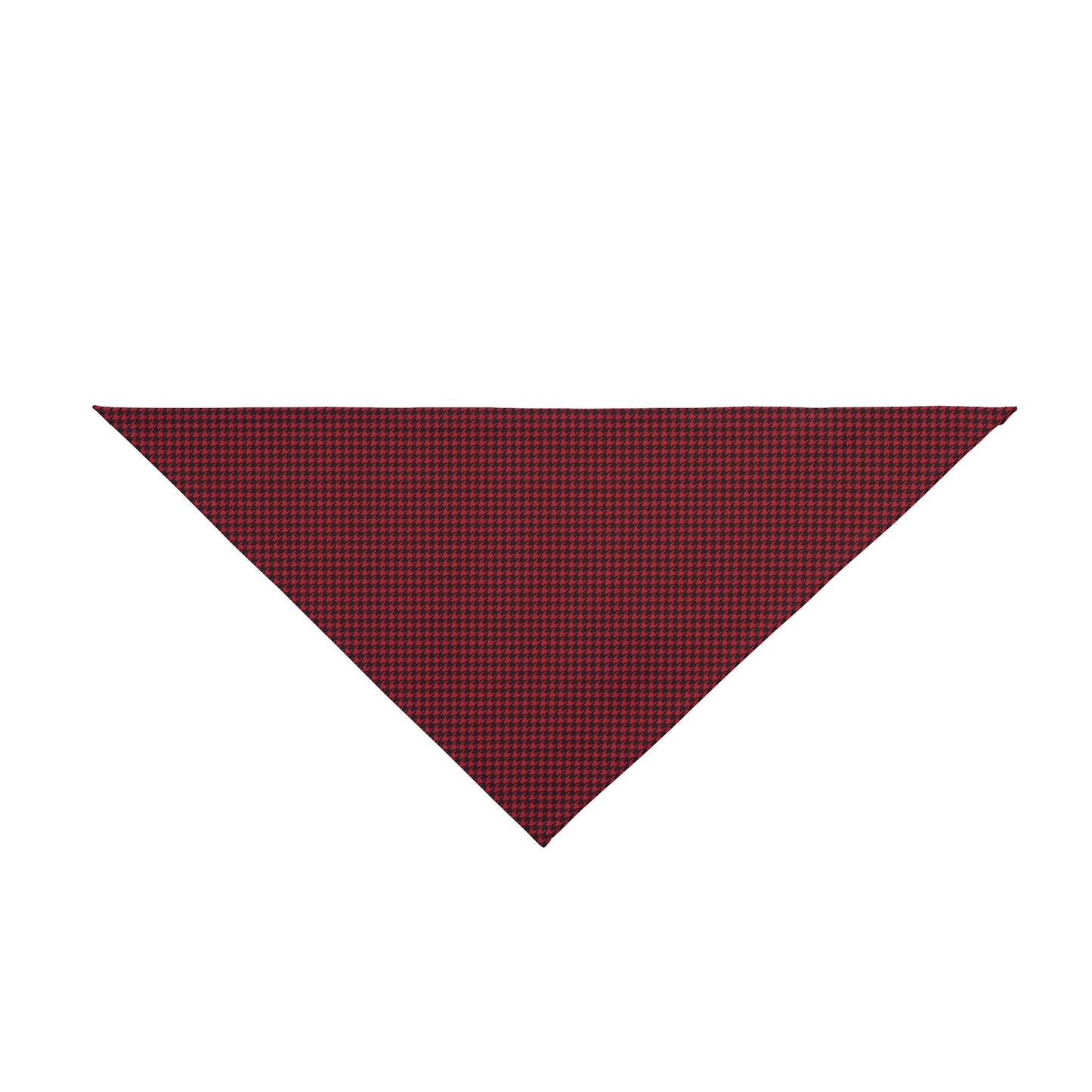 Pet Bandana | Red & Black | Houndstooth