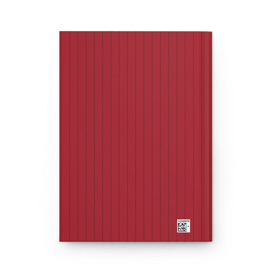 Journal | Red & Black | Pinstripe