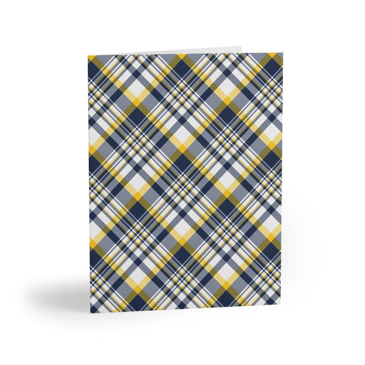Notecards | Yellow & Blue | Tartan
