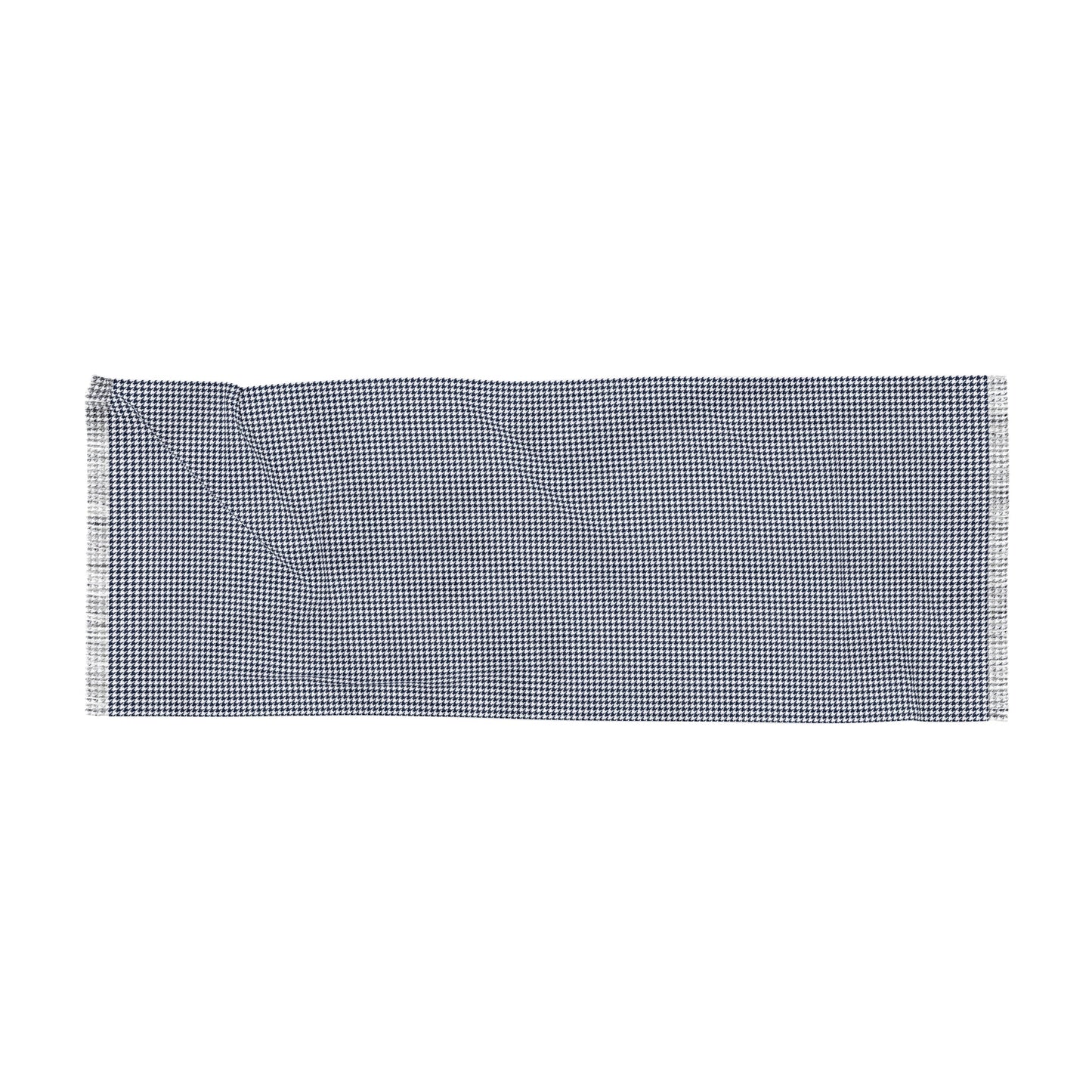 Scarf | Navy & White | Houndstooth