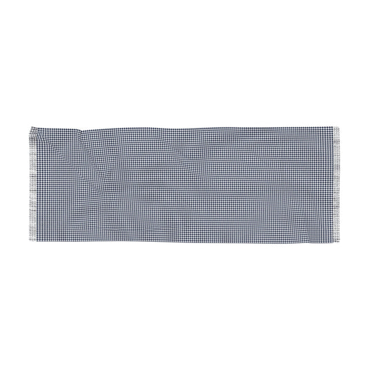 Scarf | Navy & White | Houndstooth