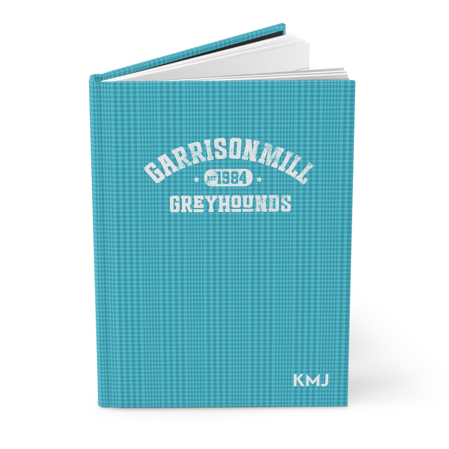 Monogram Journal | Greyhounds | Teal Vintage