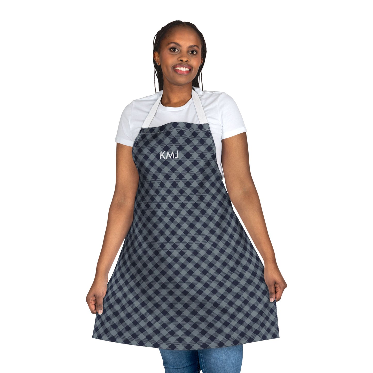 Apron - Personalized | Navy & White | Gingham