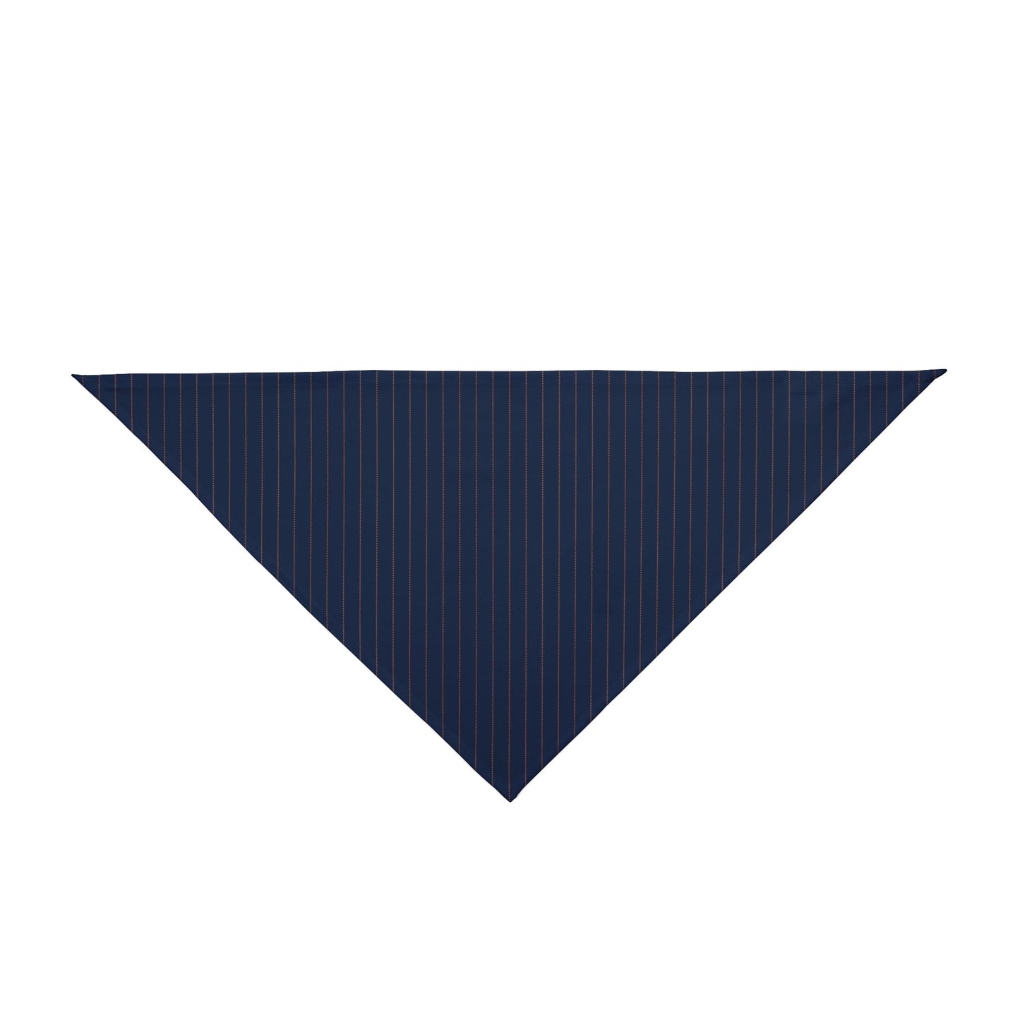 Pet Bandana | Orange & Blue | Pinstripe
