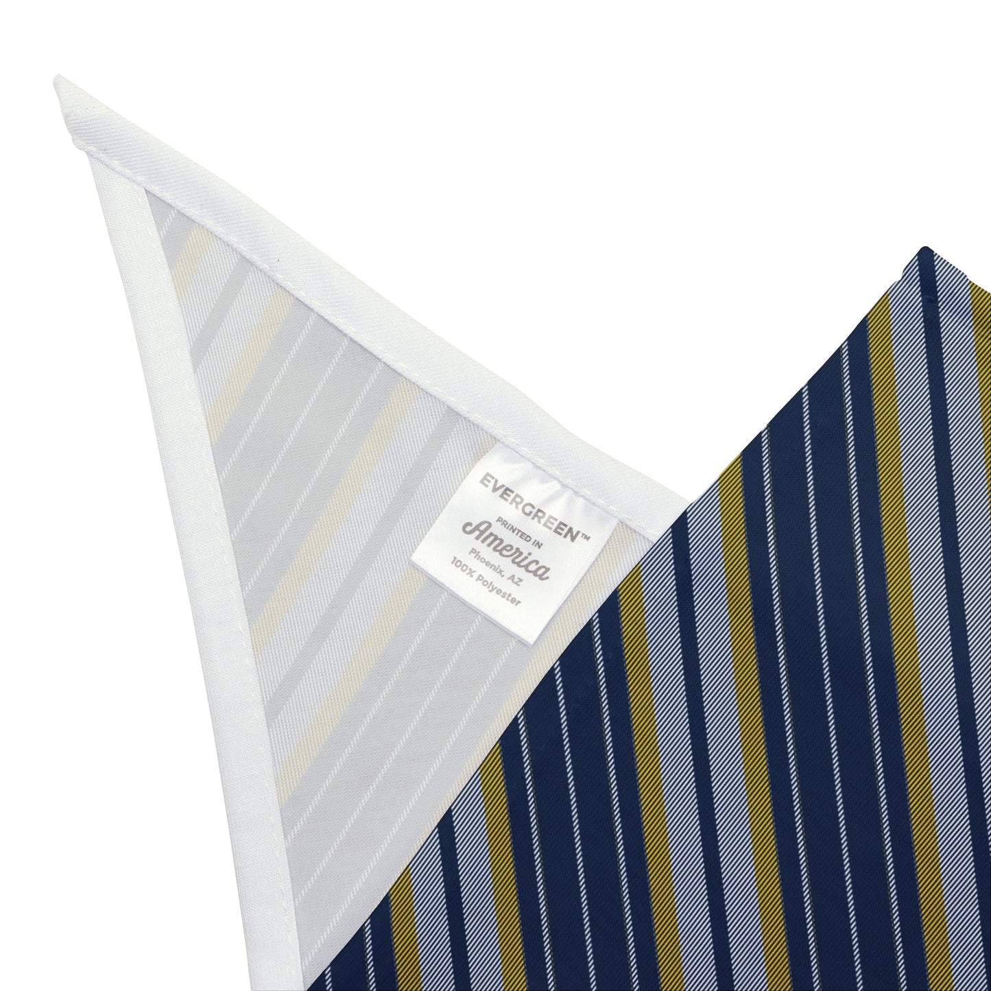 Pet Bandana | Yellow & Blue | Stripe