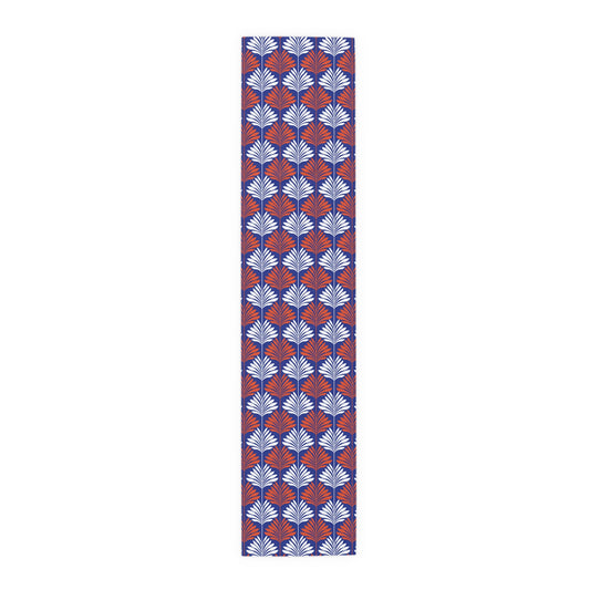 Table Runner | Bright Blue & Orange | Deco