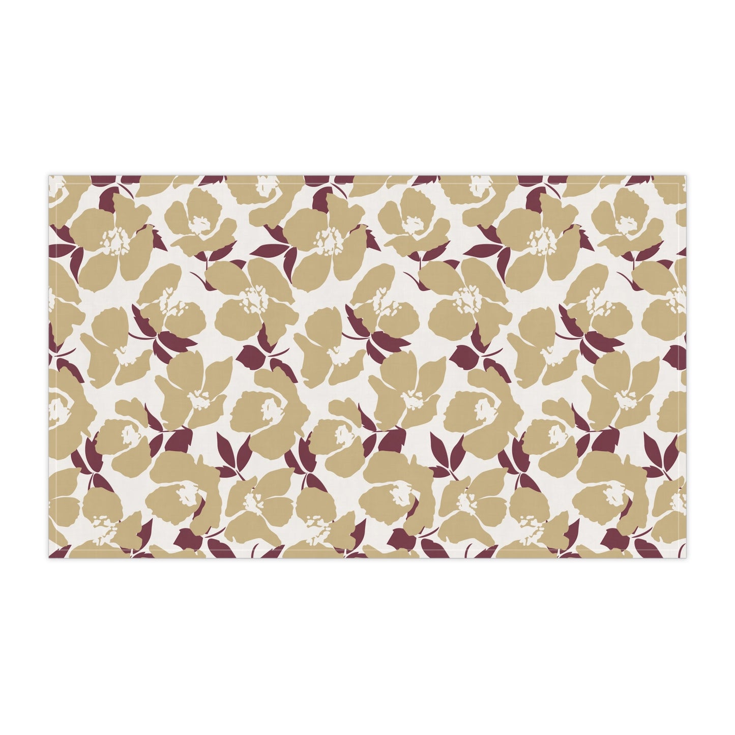 Tea Towels | Maroon & Gold | Poppy