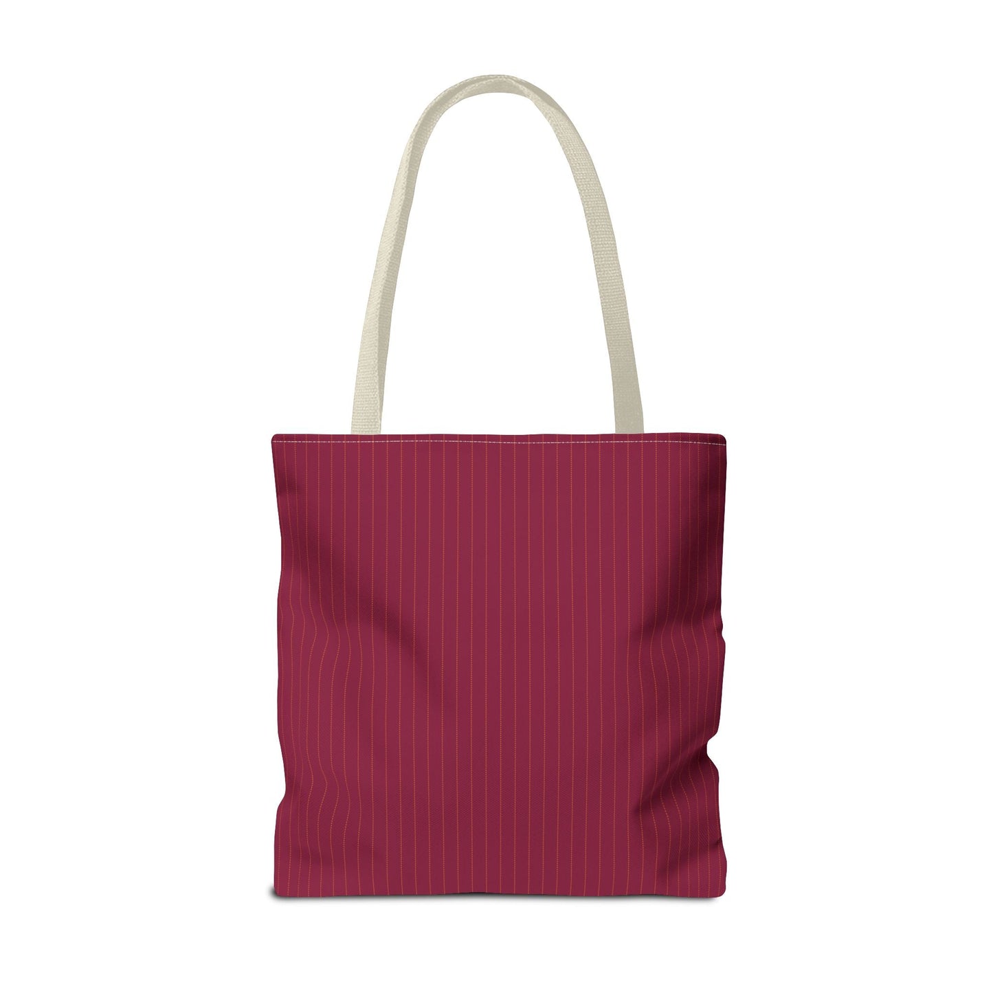 Tote Bags | Maroon & Orange | Pinstripe