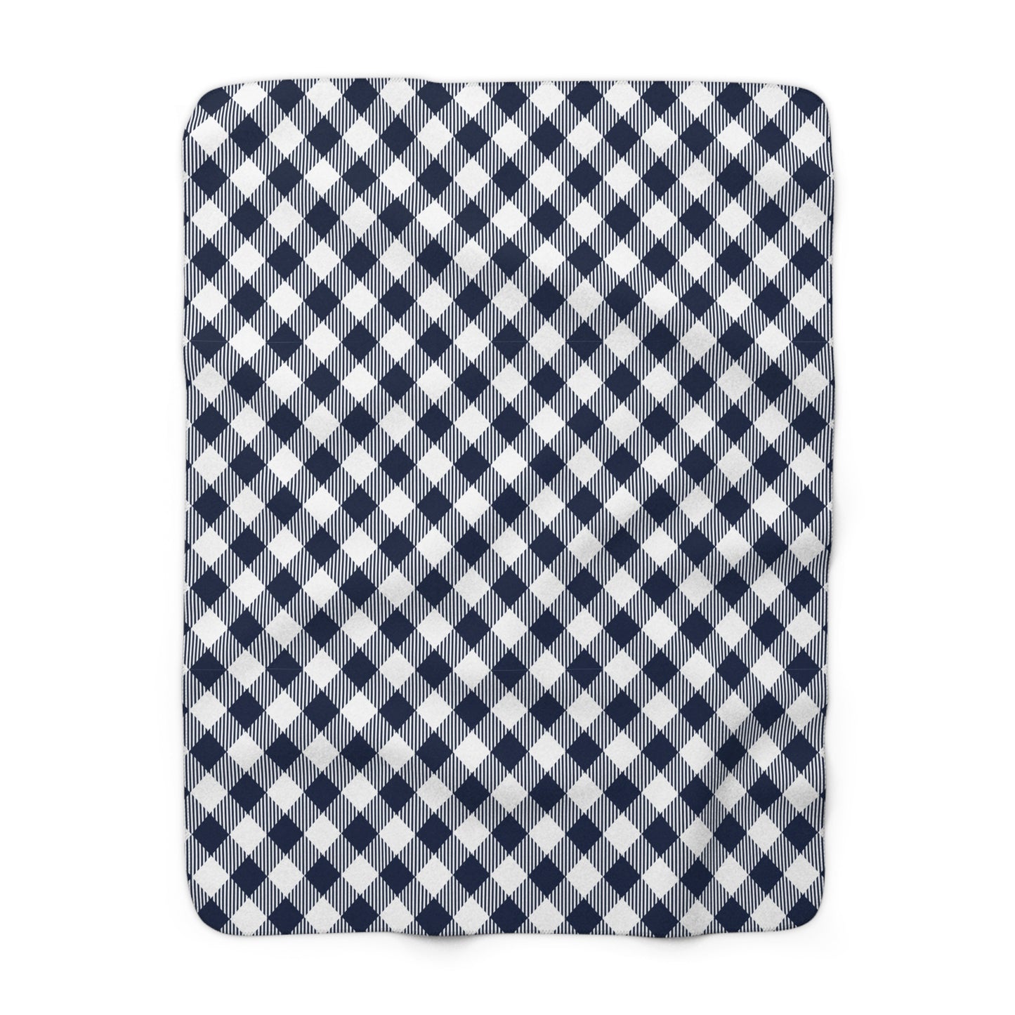 Sherpa Fleece Blanket | State College, Pennsylvania | Gingham