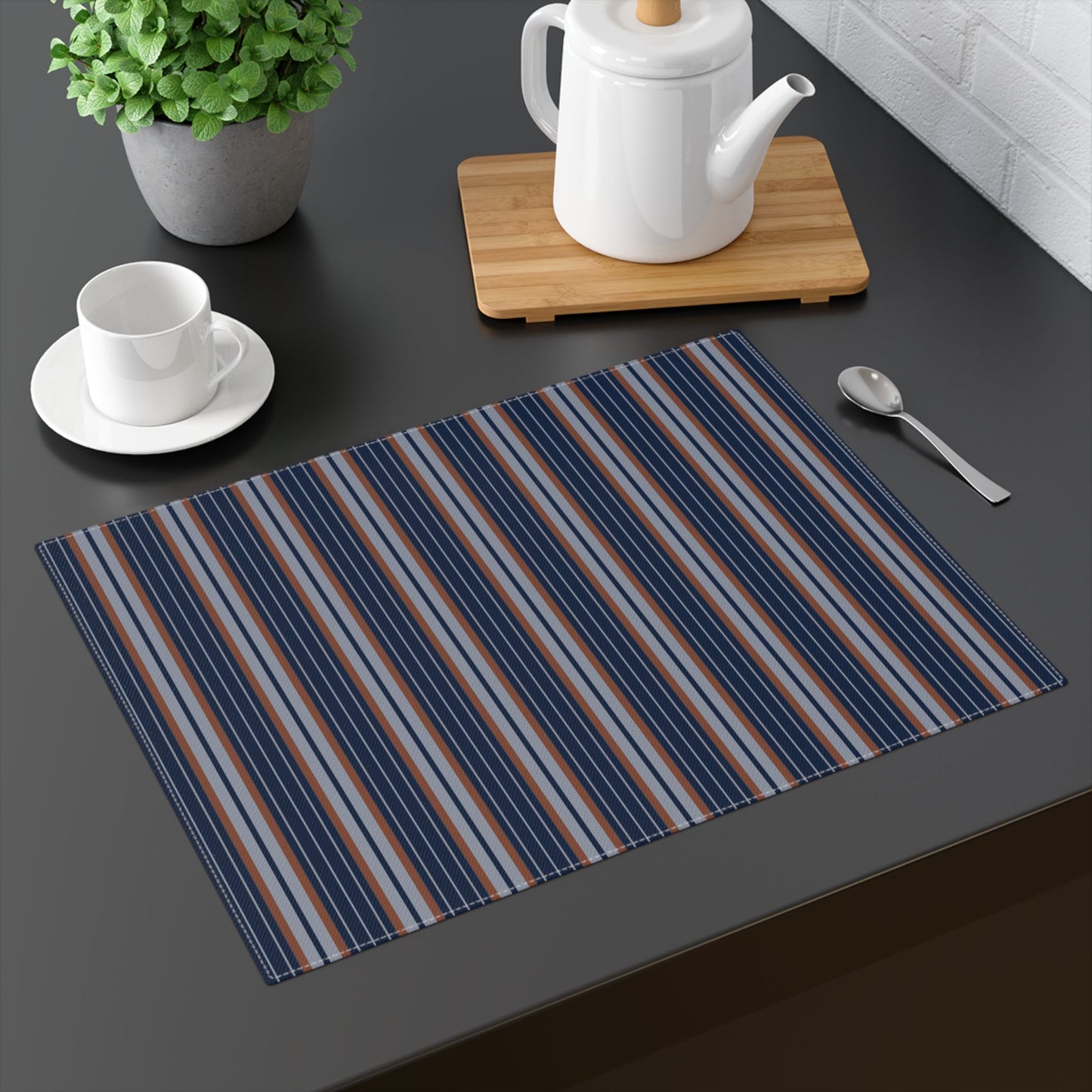 Placemat | Orange & Blue | Stripe