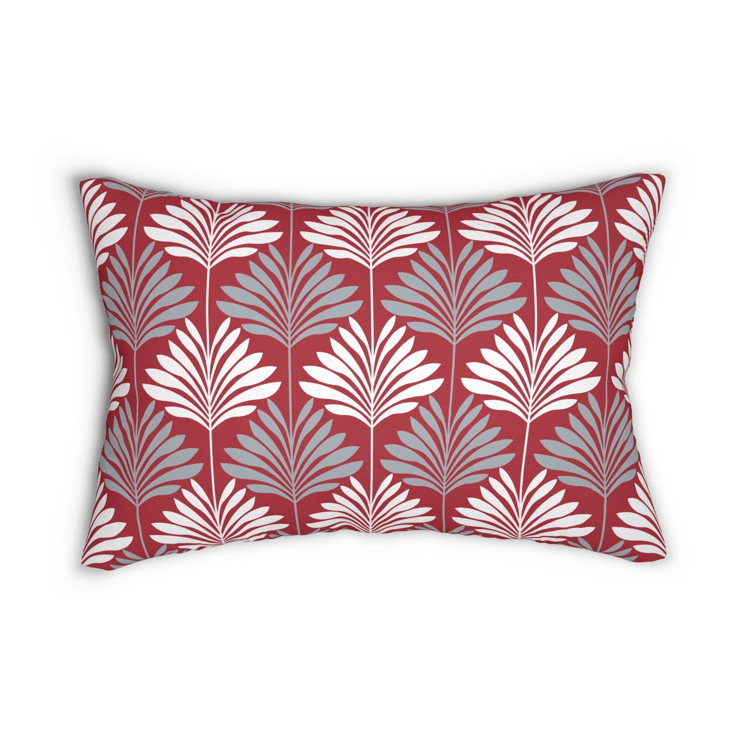 Pillow | Red & Gray | Deco