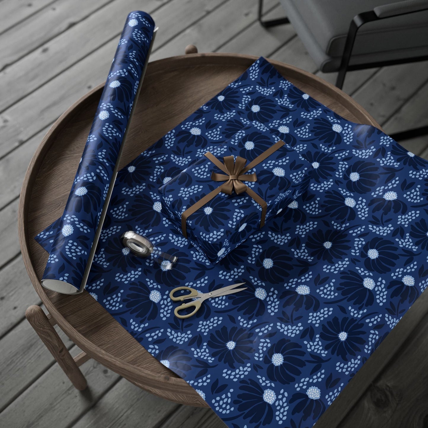 Gift Wrap | Navy & White | Bellis