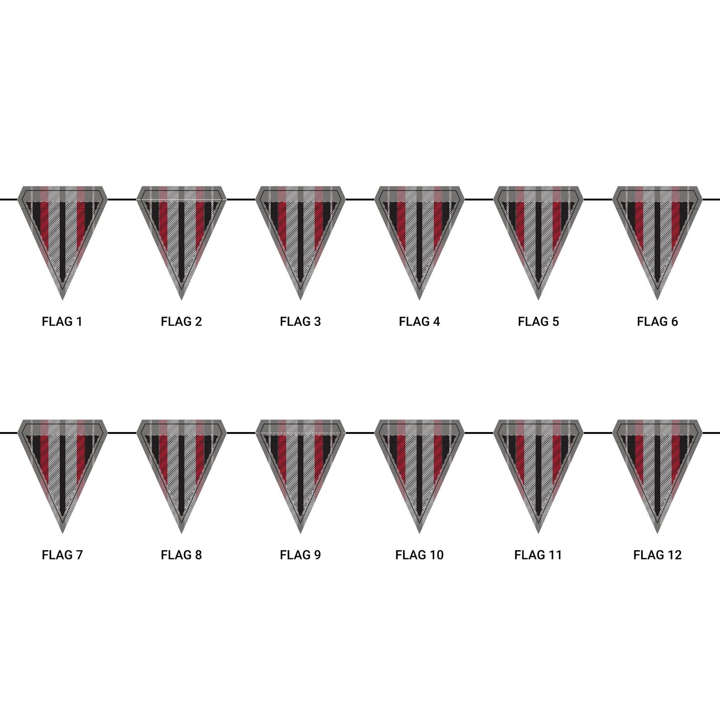 Flag Garland | Raleigh, North Carolina | Stripe