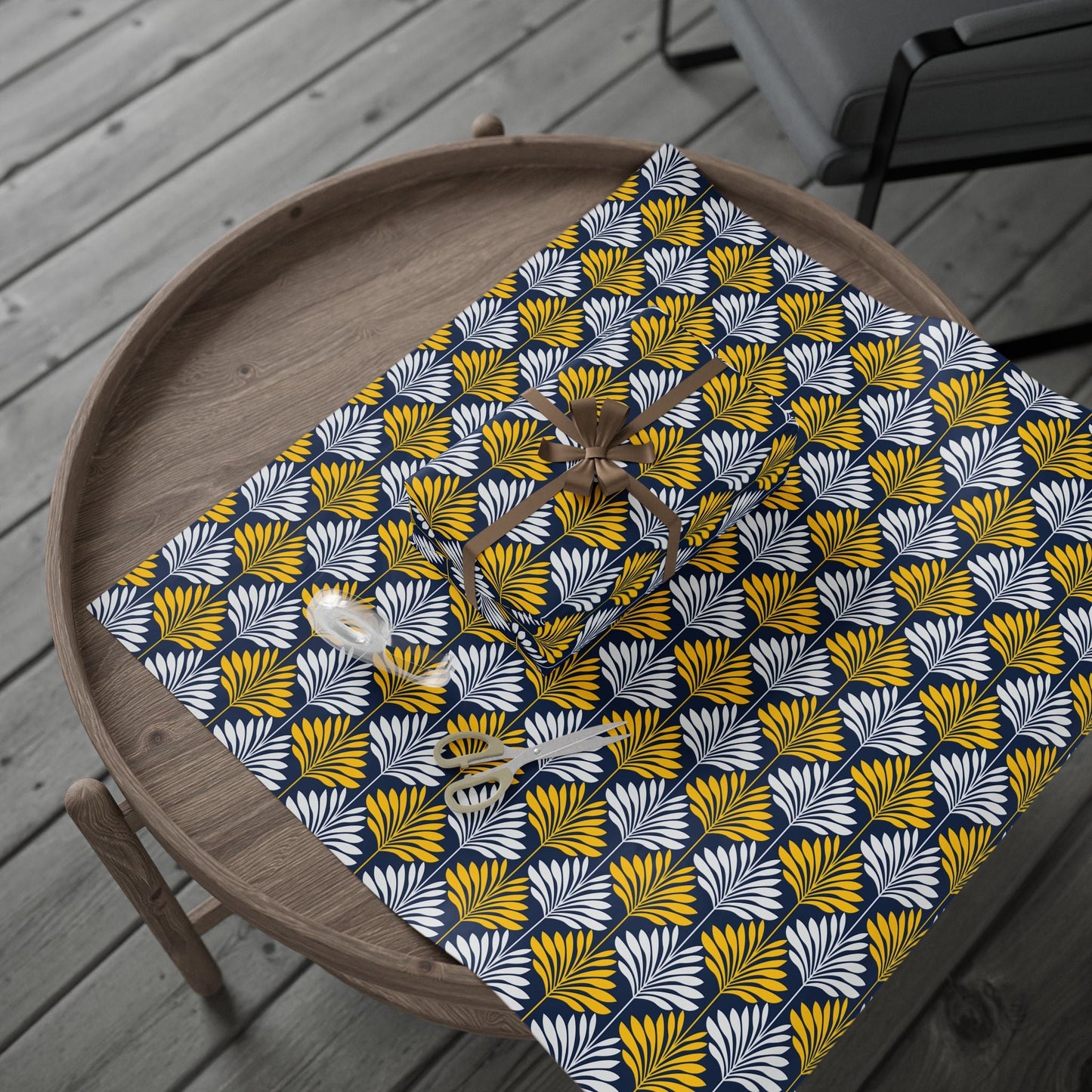 Gift Wrap | Yellow & Blue | Deco