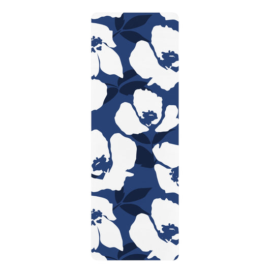 Yoga Mat | Navy & White | Poppy