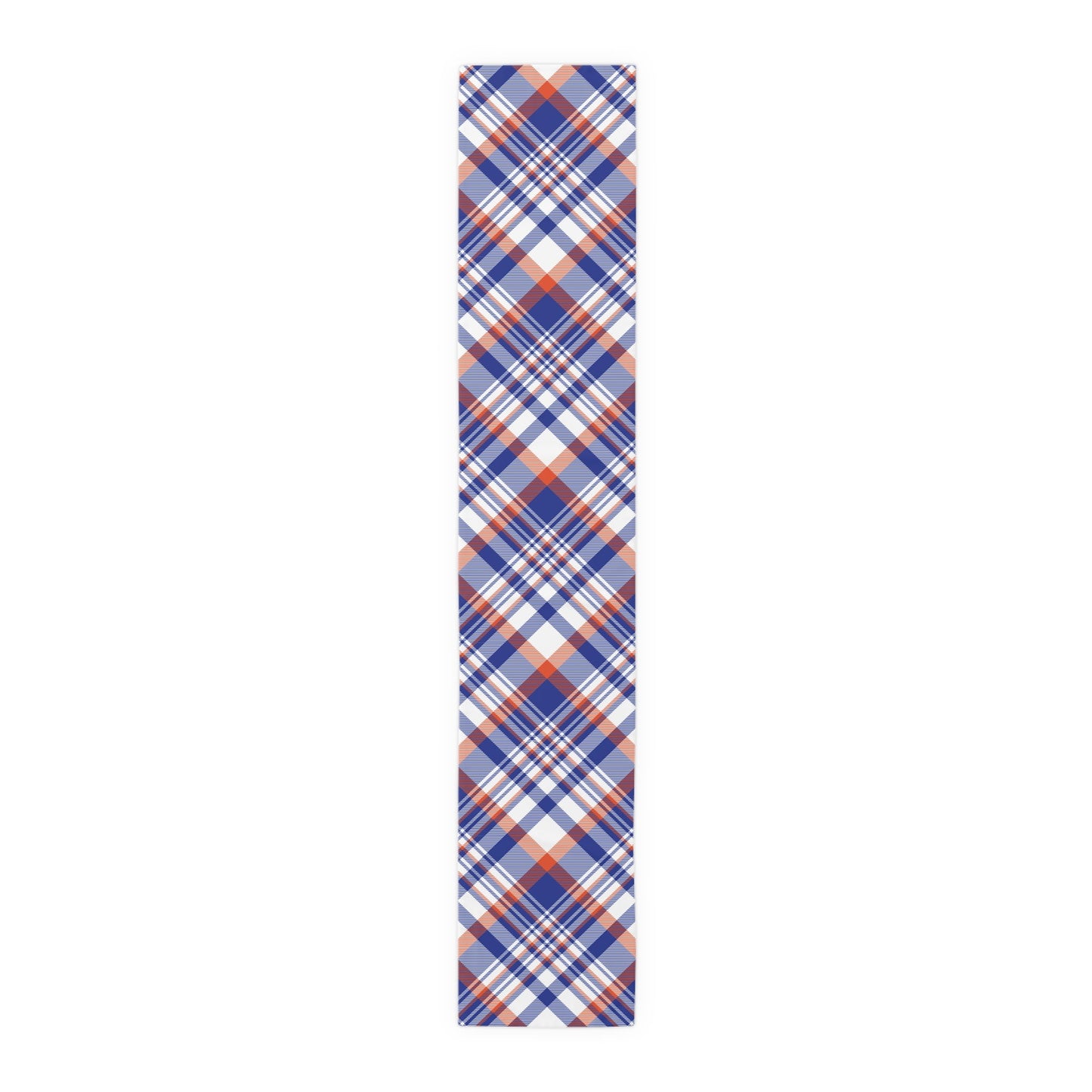Table Runner | Bright Blue & Orange | Tartan
