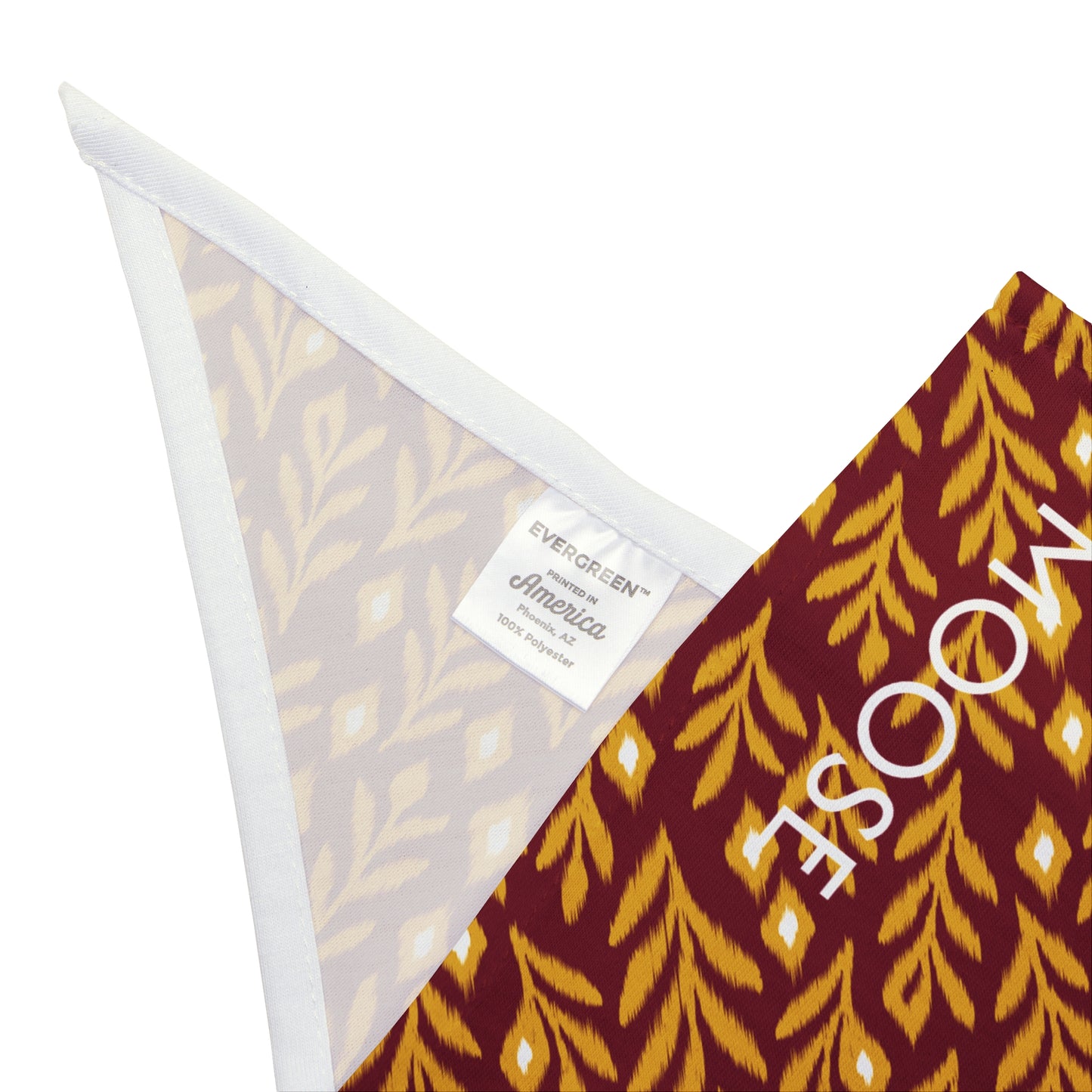 Pet Bandana- Personalized | Red & Yellow | Laurel