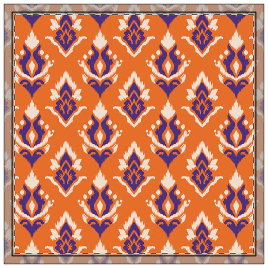Napkin 4-set | Clemson, South Carolina | Ikat