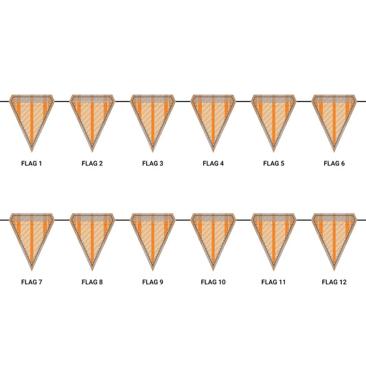 Flag Garland | Knoxville, Tennessee | Stripe