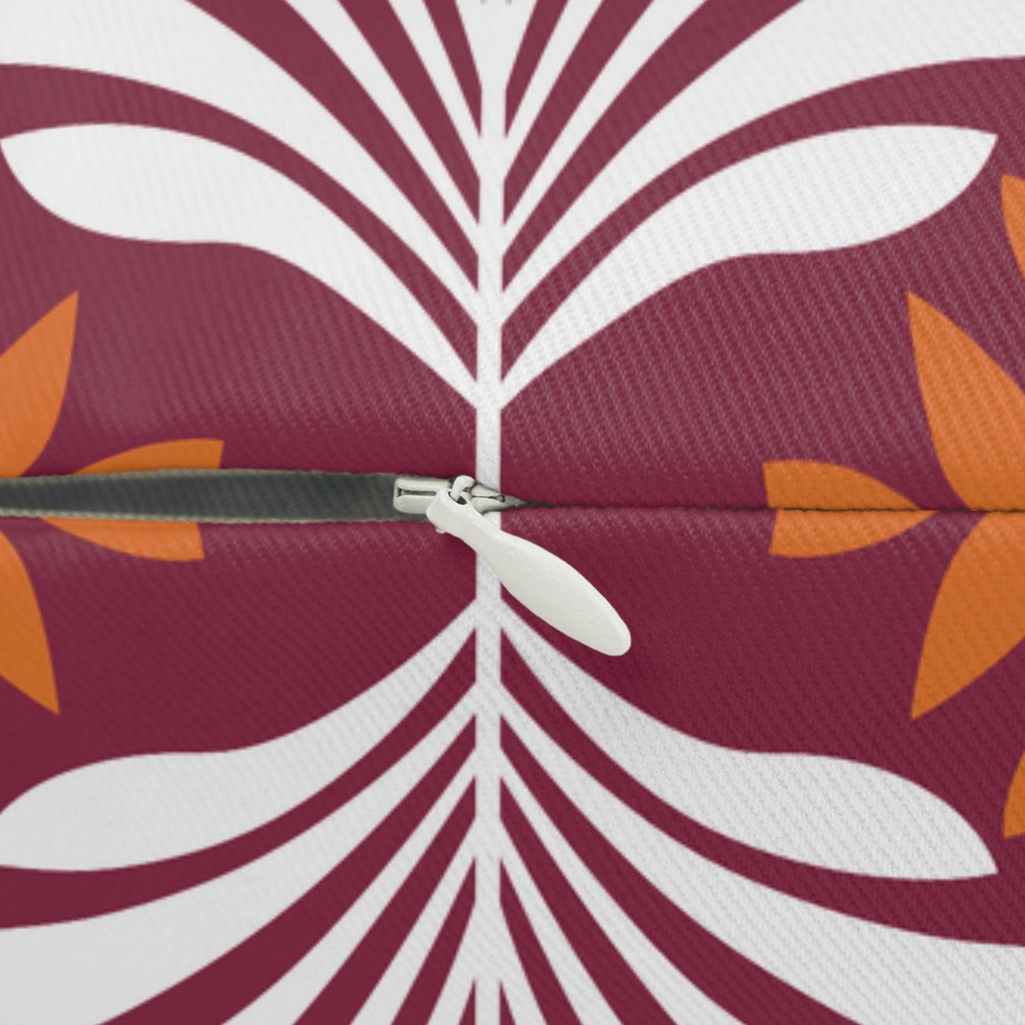 Pillow | Maroon & Orange | Deco