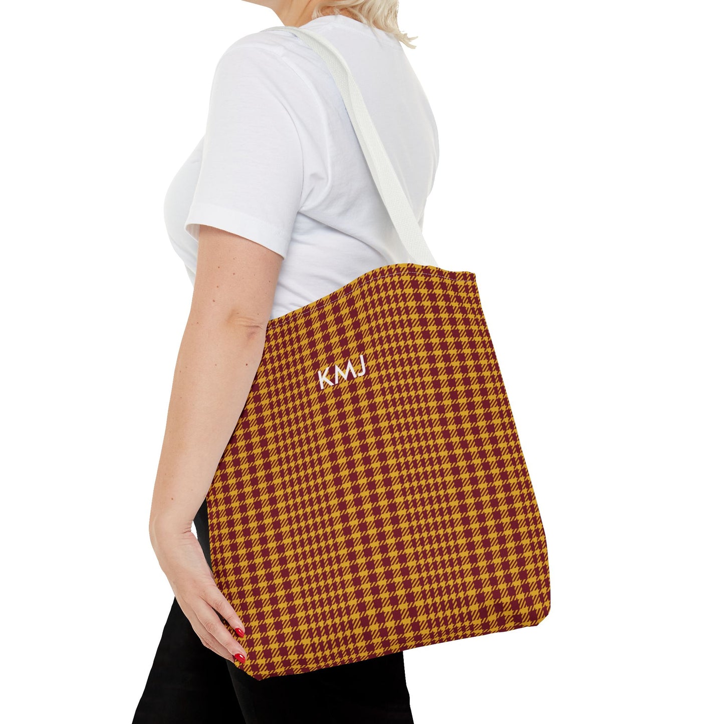 Totes - Personalized | Red & Yellow | Tweed