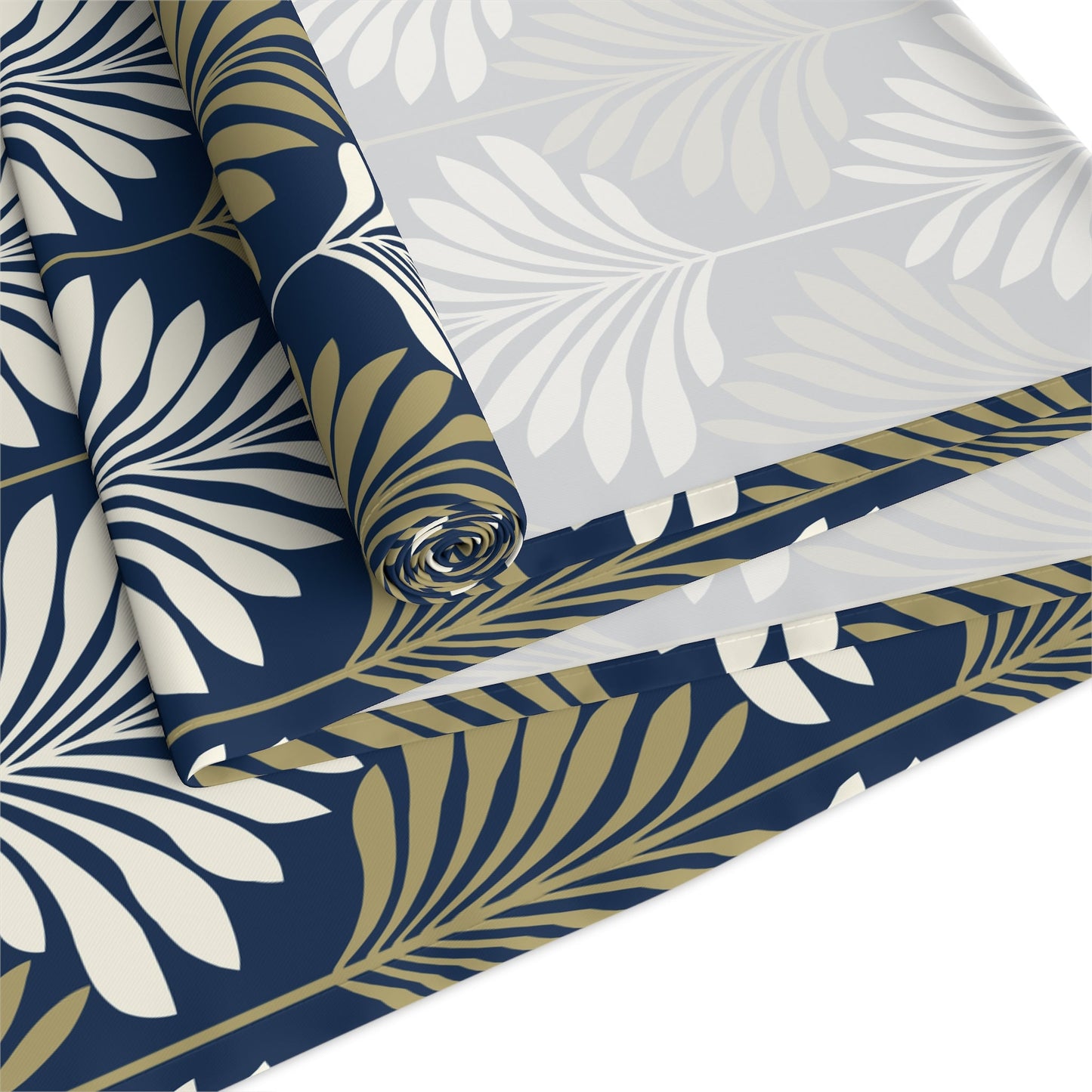Table Runner | Blue & Gold | Deco