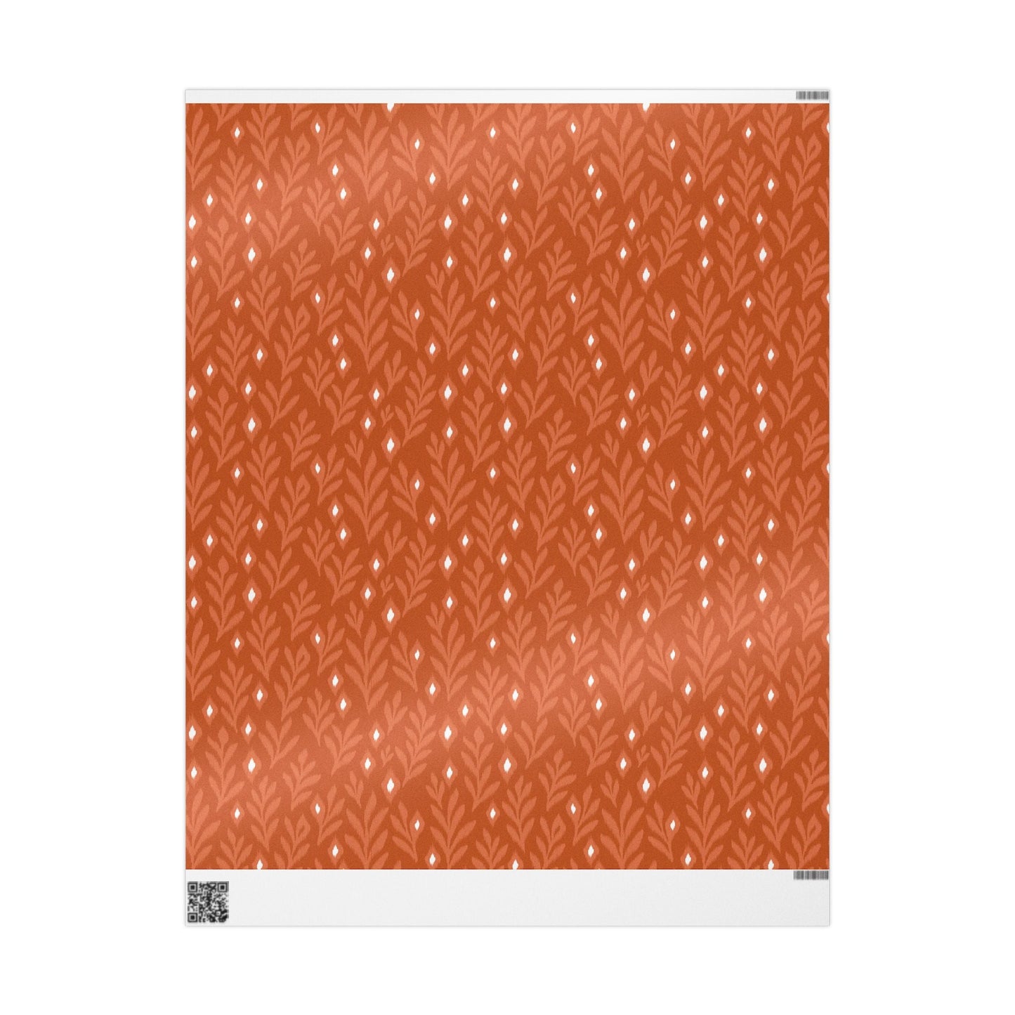 Gift Wrap | Dark Orange & White | Laurel