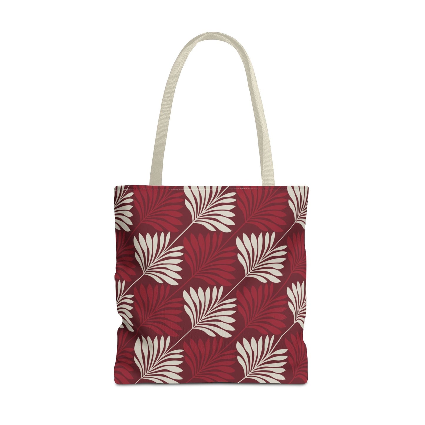 Tote Bag | Maroon & White | Deco